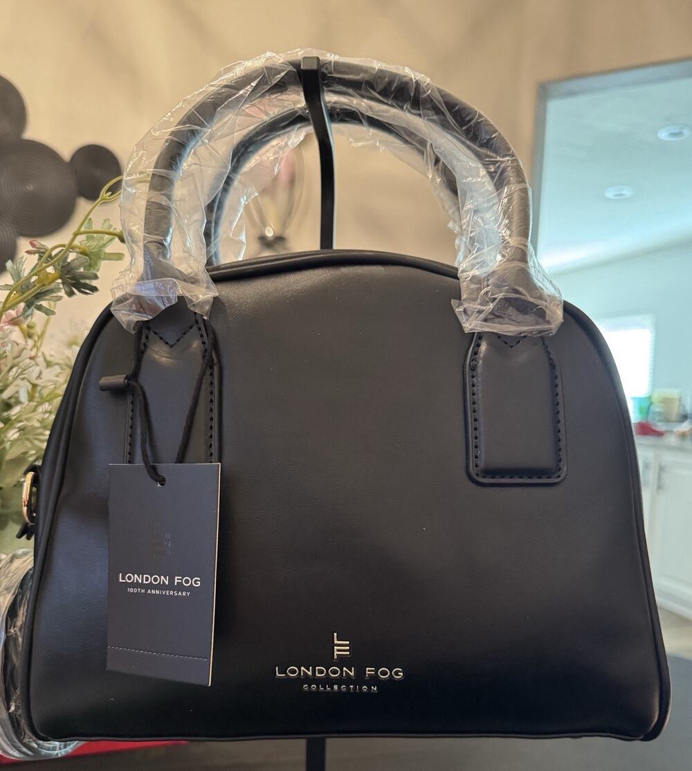 NWT London Fog Mini Smooth Satchel Handbag